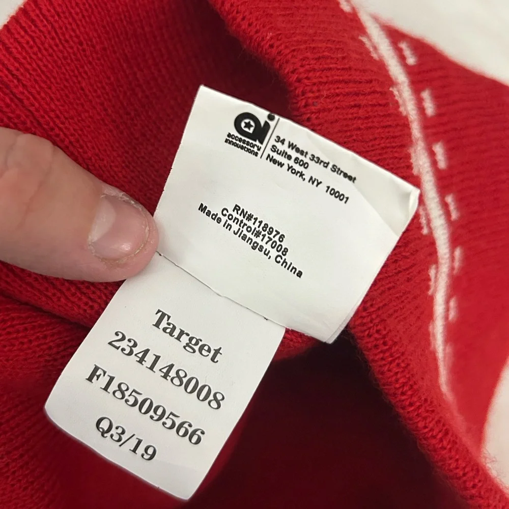 5 for $25🔥The‎ Elf On The Shelf Red Sock Hat Beanie Toddler One Size